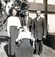 Alma, Albert, Henry Laske, Christine Hoffmeyer (grandpa/grandma Laske)